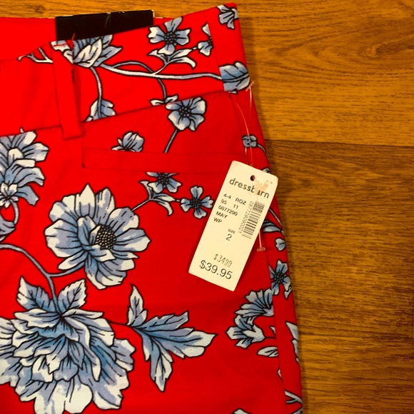 Floral Ankle dress pants/leggings - Picture 3 of 4